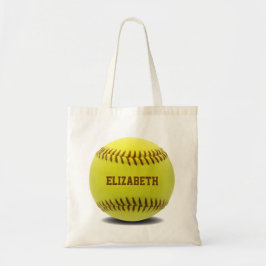 Bolsa Tote Saco feito sob encomenda da bola do softball