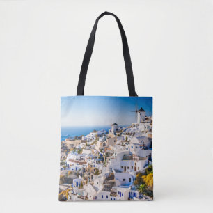 Bolsa Tote Saco feito sob encomenda Santorini