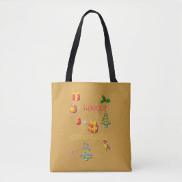 Bolsa Tote Saco Feliz de Natal
