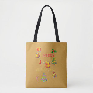 Bolsa Tote Saco Feliz de Natal