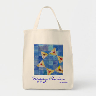 Bolsa Tote Saco feliz de Purim - excelente para Shalach Manot