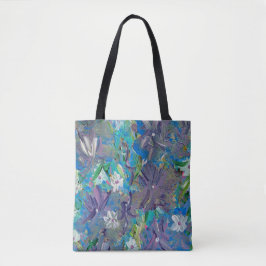 Bolsa Tote Saco Floral de Tota Roxo