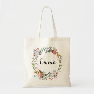 Bolsa Tote Saco Floral Personalizado