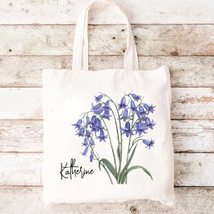 Bolsa Tote Saco Floral Personalizado, Presente de Aniversário