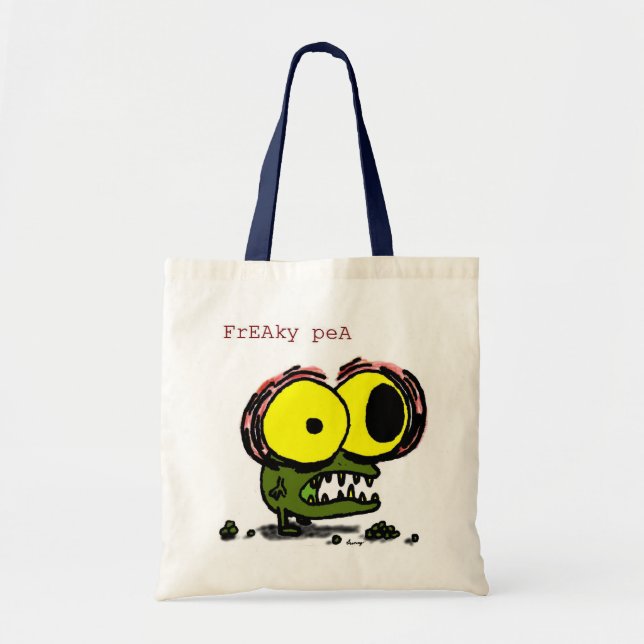 Bolsa Tote Saco Freaky Pea Tote (Frente)