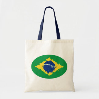 Bolsa Tote Saco Gnarly da bandeira de Brasil