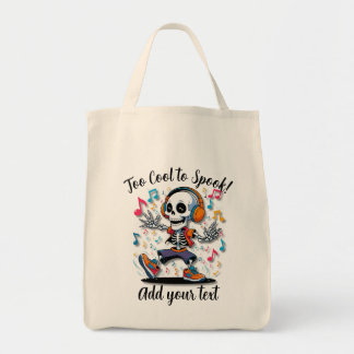 Bolsa Tote Saco Grande de Halloween – Esqueleto de Breakdance