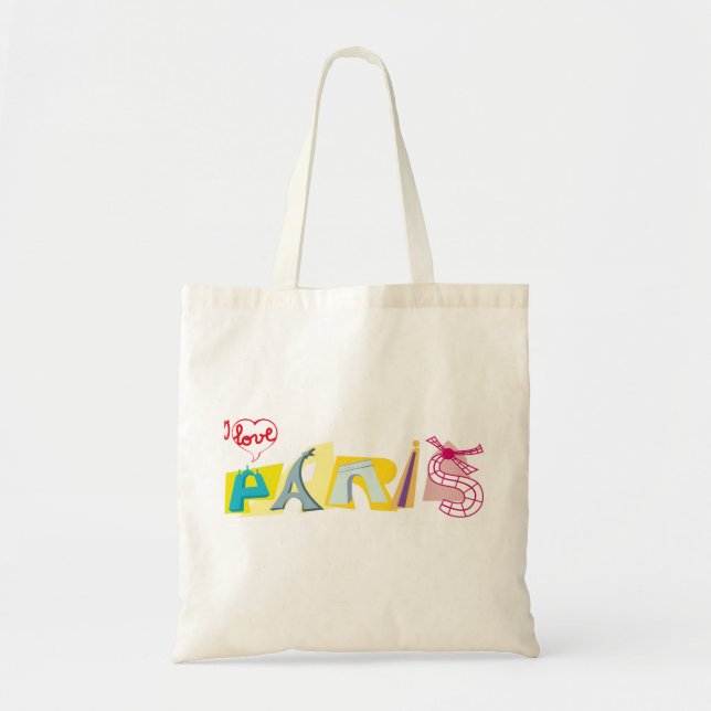 Bolsa Tote Saco I bobina Paris (Frente)