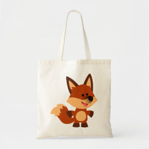 Bolsa Tote Saco inocente bonito do Fox dos desenhos animados