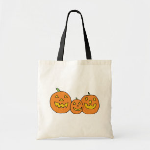 Bolsa Tote Saco Jack-o-Lantern Trio