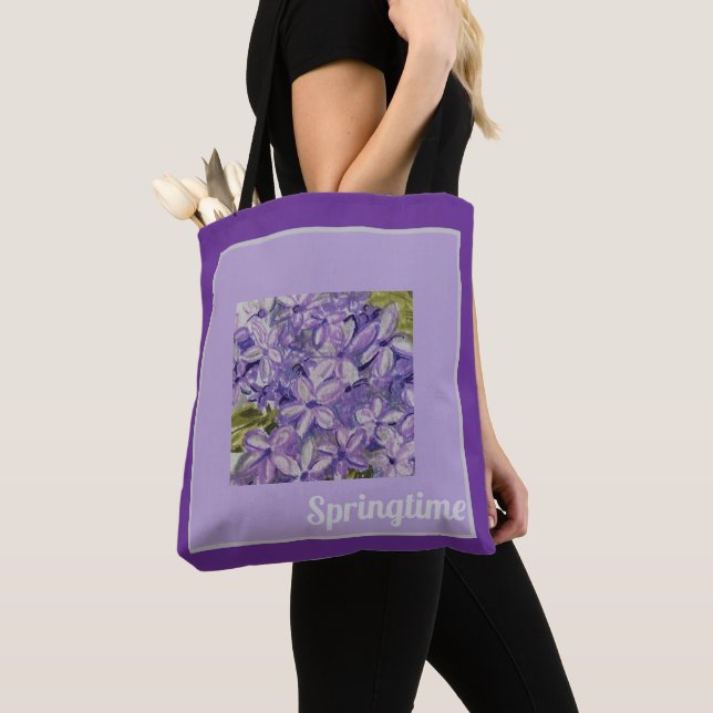 Bolsa Tote Saco Lilac (Close Up)