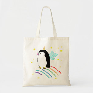 Bolsa Tote Saco mágico de Uniguin do pinguim do unicórnio