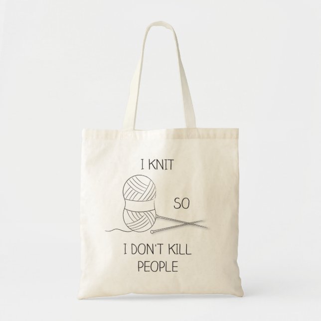 Bolsa Tote saco malha (Frente)