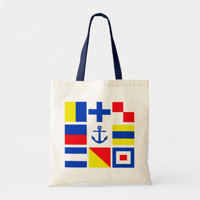Bolsa Tote Saco marítimo - escolha estilo e cor (Frente)