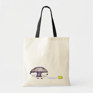 Bolsa Tote Saco Meditating do cogumelo