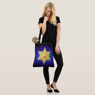 Bolsa Tote Saco Merkaba Flor da Vida Geometria Sagrada