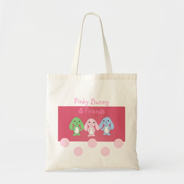 Bolsa Tote Saco mindinho 1 do coelho & dos amigos (Frente)