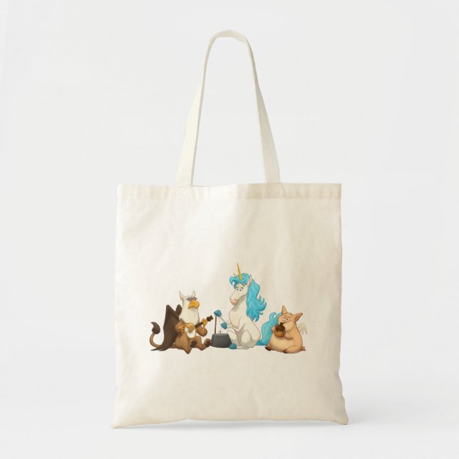 Bolsa Tote Saco mitológico da banda de jarro (Frente)