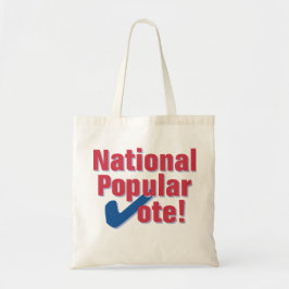 Bolsa Tote Saco Nacional Popular de Votação