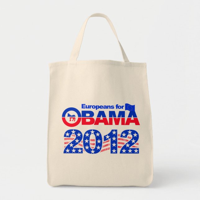 Bolsa Tote Saco OBAMA 2012 (Frente)