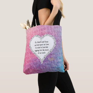 Bolsa Tote Saco Ode ao Amor de Poet Adiela Akoo
