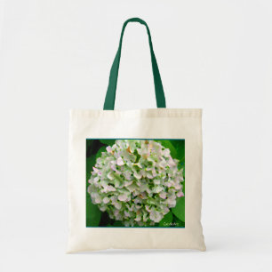 Bolsa Tote Saco pálido do orçamento do Hydrangea