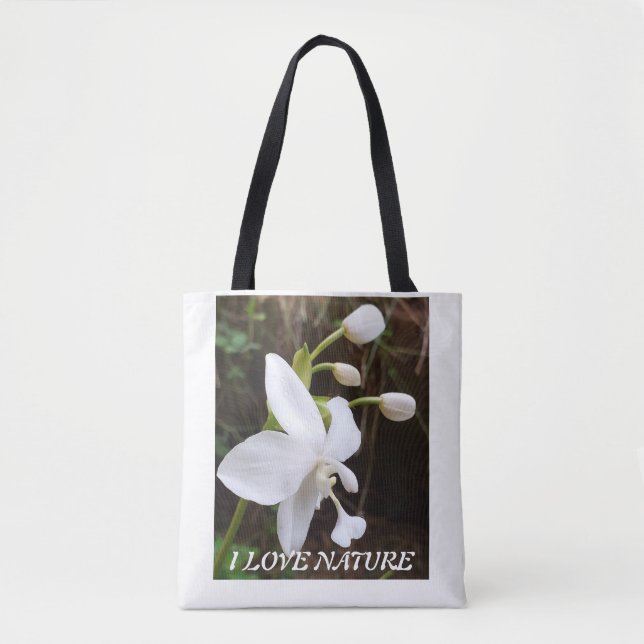Bolsa Tote saco para comprar o amante da natureza (Frente)