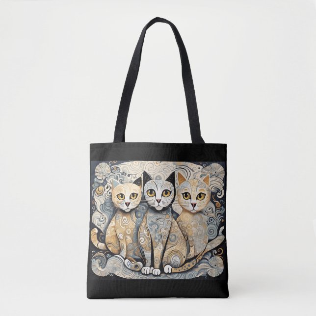 Bolsa Tote saco para gatos calmantes (Frente)