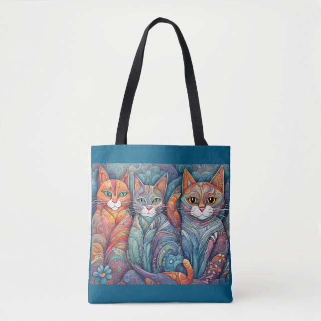 Bolsa Tote saco para gatos calmantes (Frente)