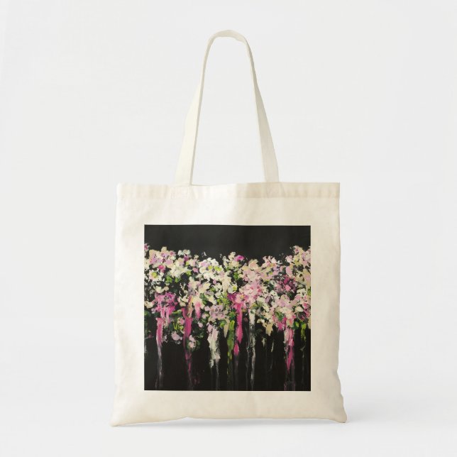 Bolsa Tote Saco para sempre floral (Frente)