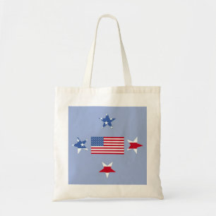 Bolsa Tote Saco patriótico das estrelas
