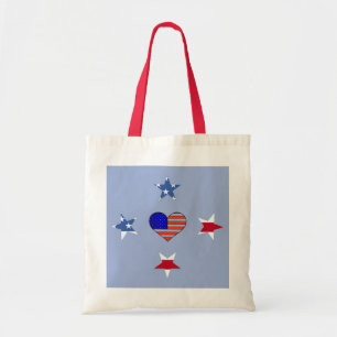 Bolsa Tote Saco patriótico das estrelas