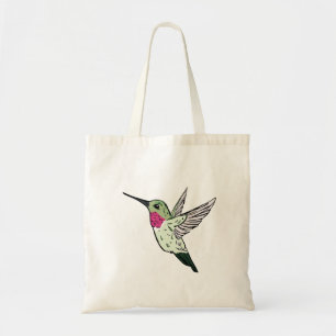 Bolsa Tote Saco Personalizado Beija-flor-de-garganta-rubí