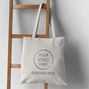 Bolsa Tote Saco Personalizado com Logotipo da Marca, Negócios