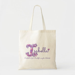 Bolsa Tote Saco personalizado da biblioteca de Isabella