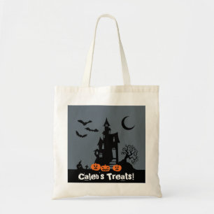 Bolsa Tote Saco personalizado da doçura ou travessura do Dia