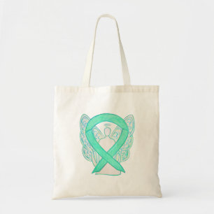 Bolsa Tote Saco Personalizado de Arte de Fita de Sensibilizaç
