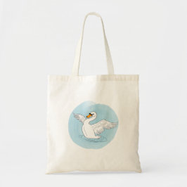 Bolsa Tote Saco Personalizado de Mão Cisne