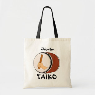 Bolsa Tote Saco personalizado de rufar japonês do cilindro d