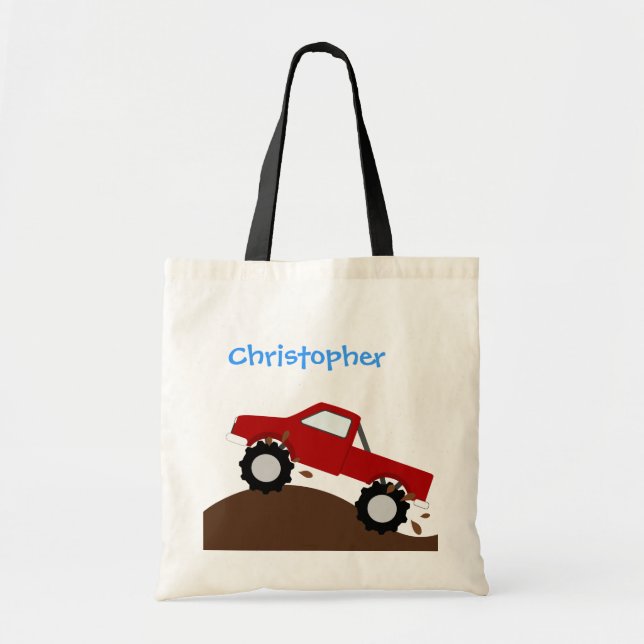 Bolsa Tote Saco personalizado do monster truck (Frente)