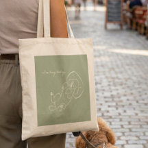 Saco Personalizado Mãe de Cachorro Poodle - Estou