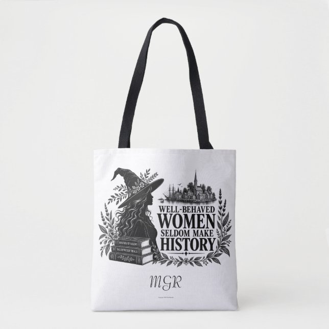 Bolsa Tote Saco Personalizado "Mulheres Bem Comportadas" Femi (Frente)