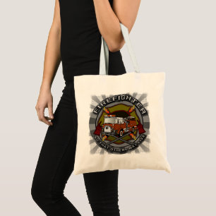 Bolsa Tote Saco personalizado para bombeiros 'Para que outros