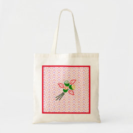 Bolsa Tote Saco Personalizado Presente para Mulheres Com Flor