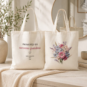 Bolsa Tote Saco Personalizado Promovida à Avó Incrível