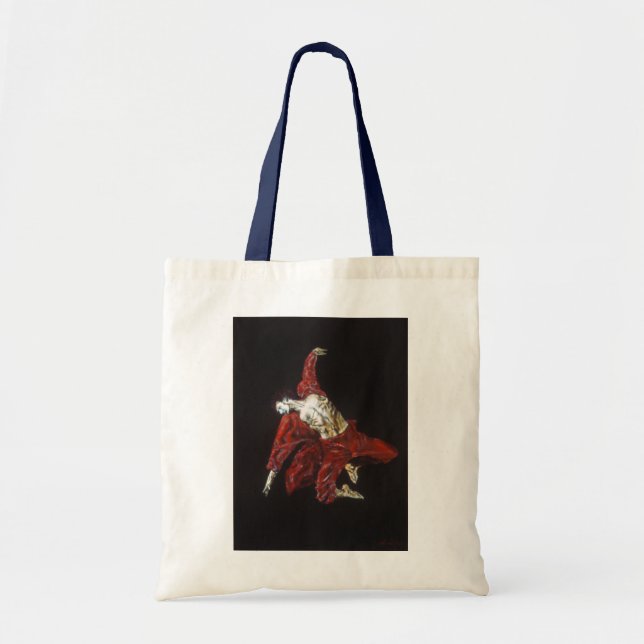 Bolsa Tote Saco - pintura a óleo "pulo" - Matthew Felix (Frente)