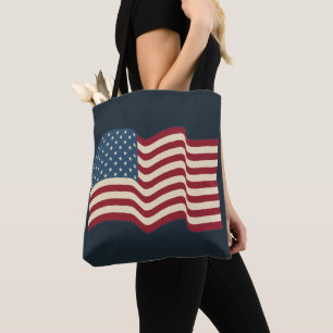 Bolsa Tote Saco Presente da Bandeira Americana