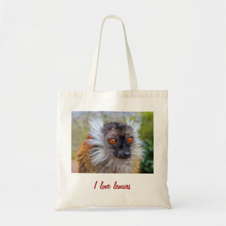 Bolsa Tote Saco preto do lemur