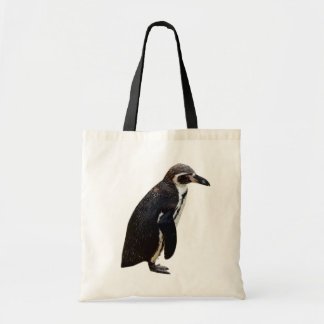 Bolsa Tote Saco preto e branco bonito do pinguim de Humboldt
