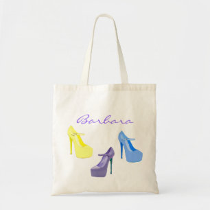 Bolsa Tote Saco protetor dos calçados do salto alto colorido